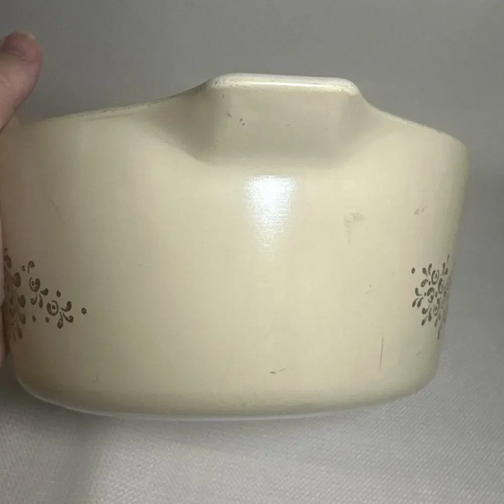 Vintage Pyrex By Corning Homestead Brown 474-B 1.5 qt Casserole Dish ~ NO LID